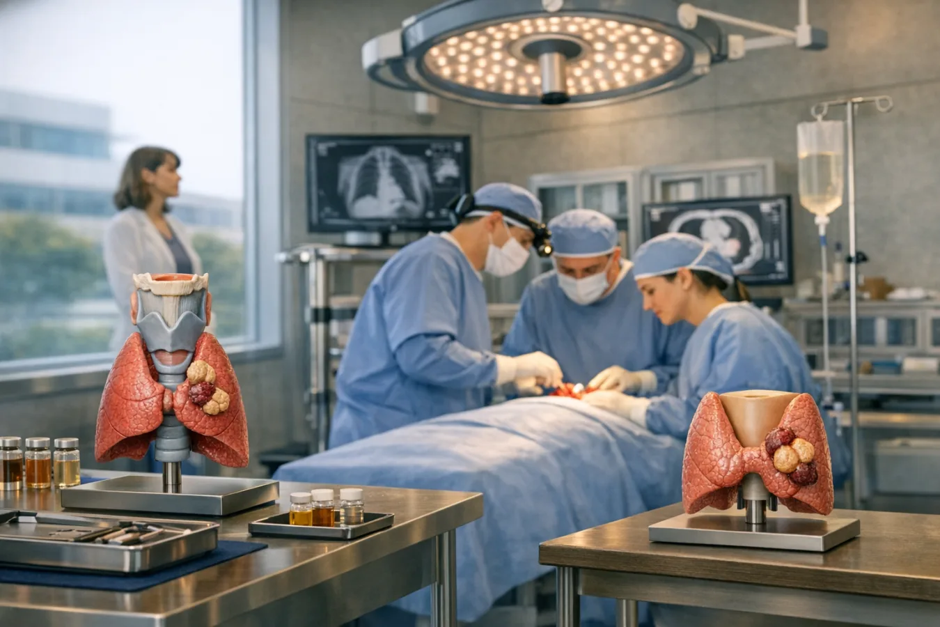 ¿Qué médico trata el cáncer de tiroides?